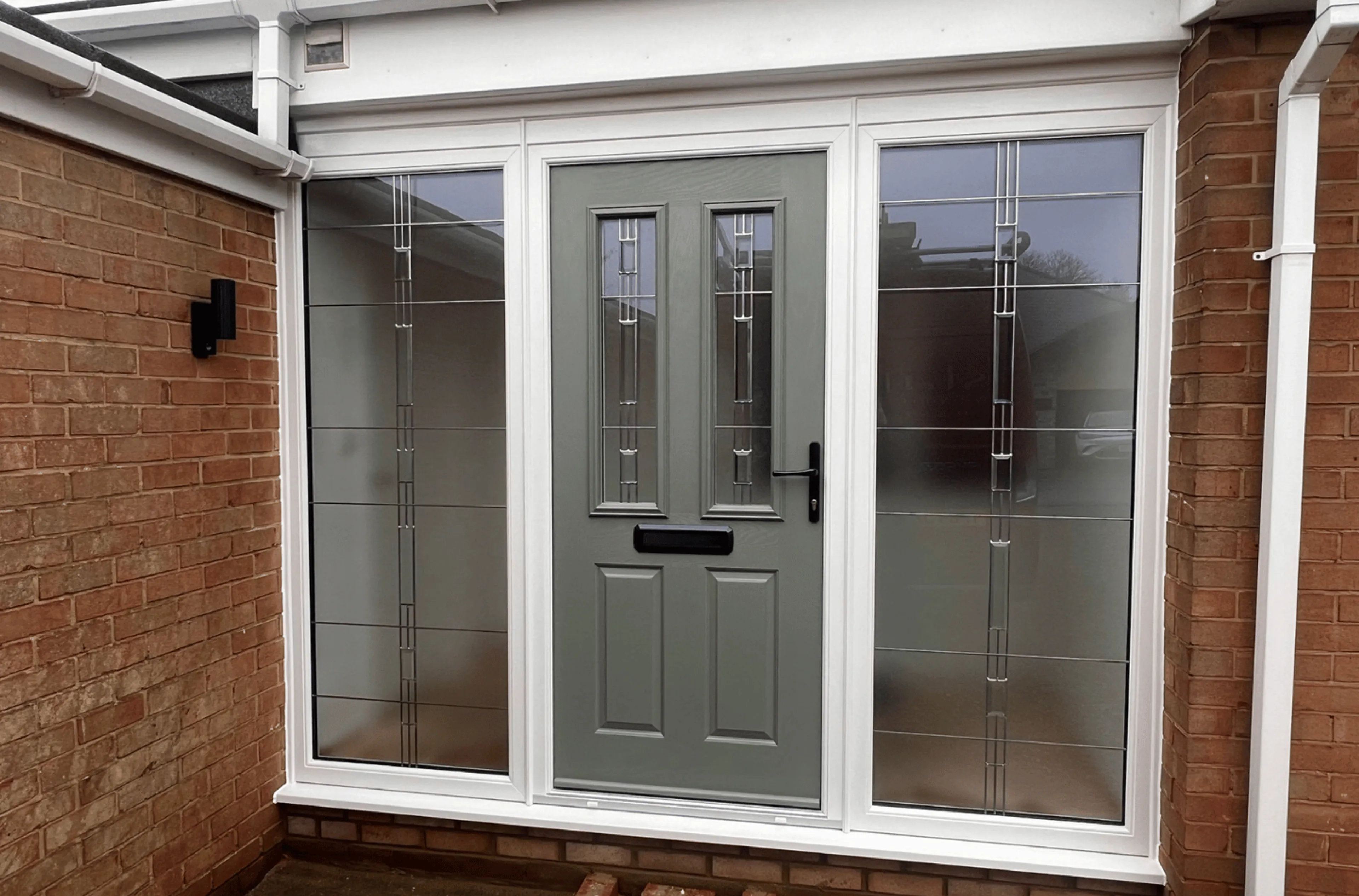 Composite front door porch